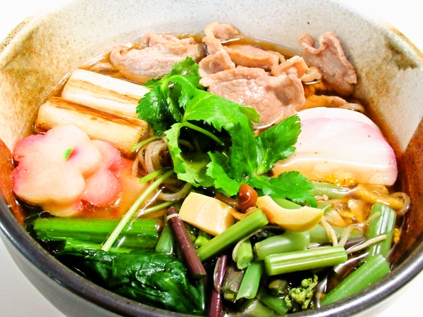 山菜鴨南蛮そば