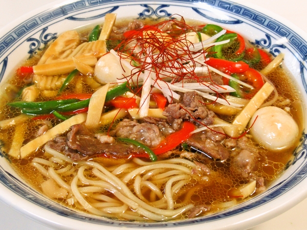 青椒肉絲麺