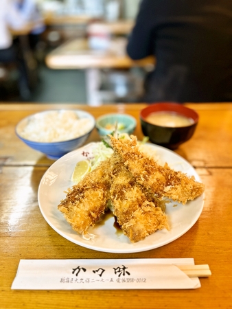 アジフライ定食
