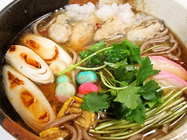 牡蠣のみぞれあんかけそば