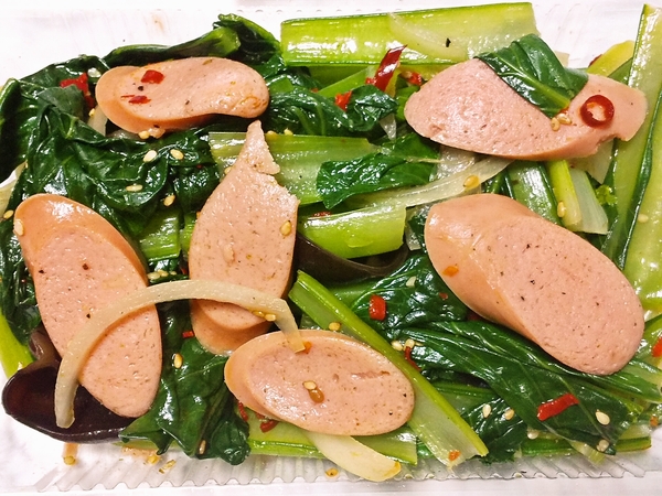 魚肉ソーセージ炒め