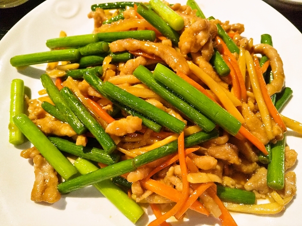 豚肉とニンニクの芽炒め