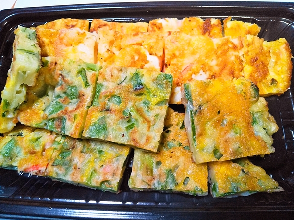 ニラと海鮮チヂミ