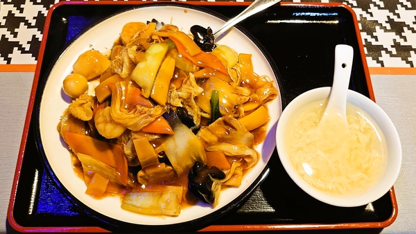 福華＠京都・福知山の五目かた揚げそば