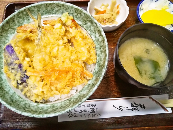 老舗の天丼