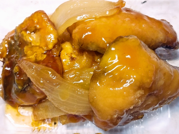 鰆の野菜餡掛け