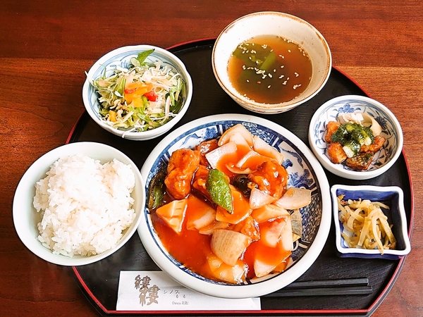 シノワ縷縷＠京都・福知山の日替わりランチ（酢豚）