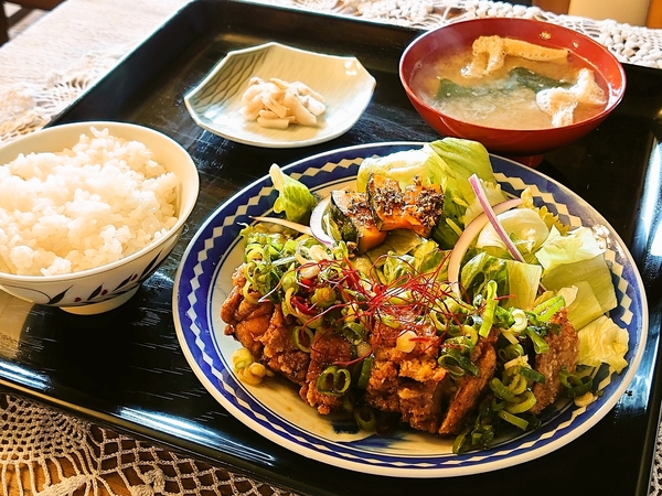 キッチン・マルイ＠京都・綾部の油淋鶏定食