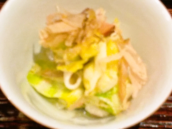 春キャベツの昆布漬け