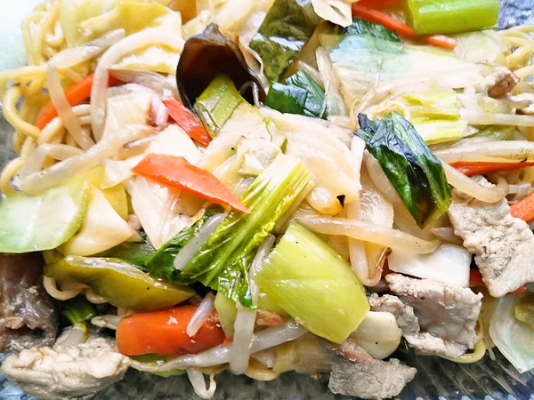 具沢山の塩焼きそば