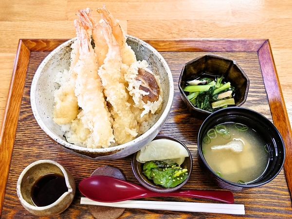 粂蔵＠京都・福知山の海老天丼