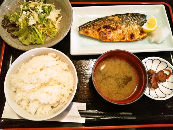 焼き鯖定食