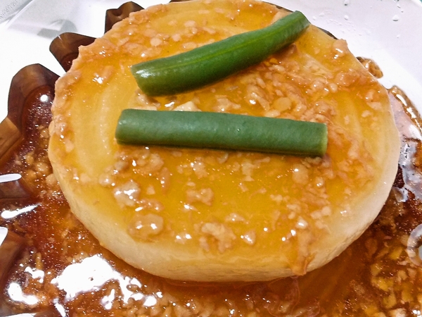 新玉ねぎの餡かけ