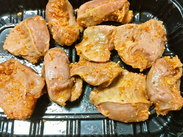 砂肝の七味焼き