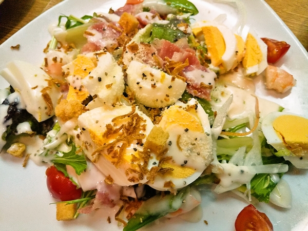 玉子シーザーサラダ