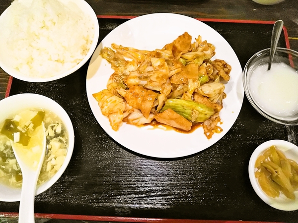 回鍋肉定食