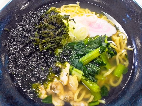 岩海苔アサリ塩ラーメン