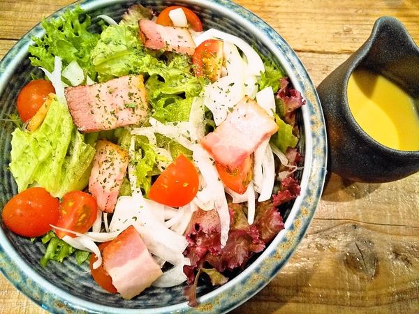 初コーンドレッシング