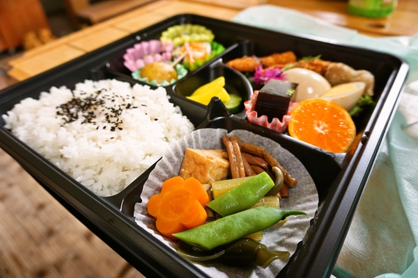 高知県津野町吉村虎太郎邸のお弁当
