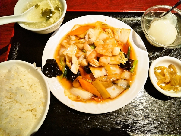 海鮮八宝菜定食