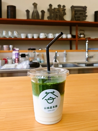 山城屋茶舗＠京都・福知山の抹茶ラテ